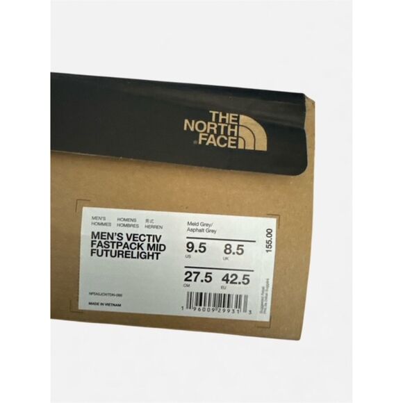 The North Face Men's VECTIV Fastpak Mid FUTURELIGHT Hiking Boots Sz 9.5 - Picture 3 of 8